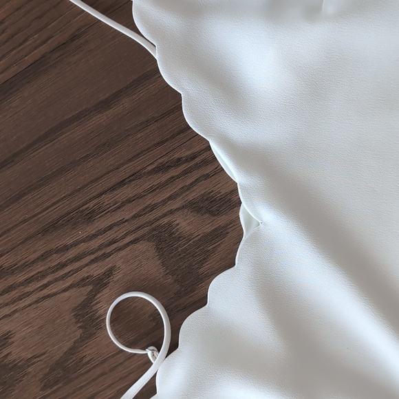 J. Crew White Size 6 Fitted Camisole Top - Picture 4 of 7